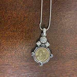 Brighton silver music pendant